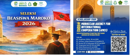 Pengumuman Seleksi Beasiswa Maroko 2026 di UIN K.H. Abdurrahman Wahid Pekalongan