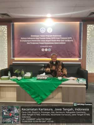 Kepala Unit Bahasa UIN KH Abdurrahman Wahid Pekalongan mengikuti acara bimbingan teknis (Bimtek) program kemitraan BIPA bagi pengajar BIPA di UPT Bahasa UIN Raden Mas Said Surakarta
